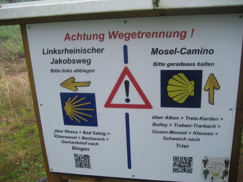 Camino-Trennung bei Waldesch