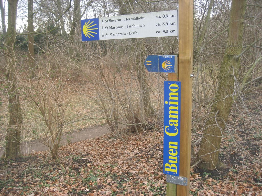 Pilgerschilder bei Hürth