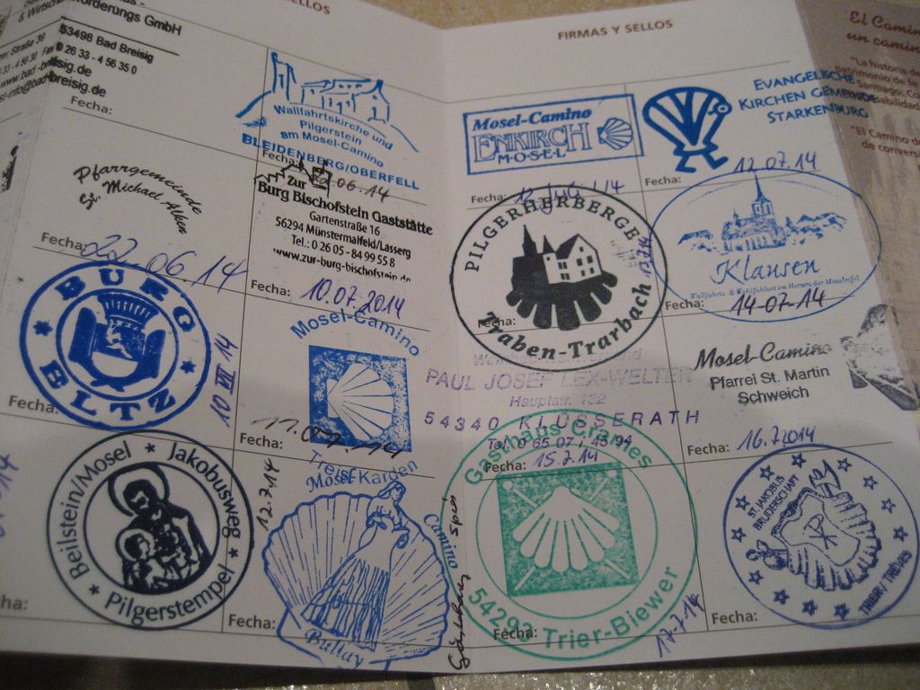 Pilgerstempel Mosel-Camino