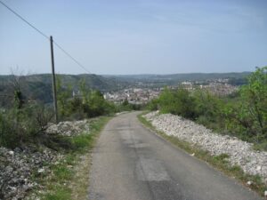Erster Blick auf Cahors